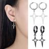 Star Drop Earring Rock Cool Women Cross Earring for Lady Girls Gift Jewelry