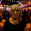 Fugleskræmsel Halloween Latex Maske Voksen Fuld Hoved Gyser Maske Skræmmende Cosplay Kostume til Halloween Fest Maskerade