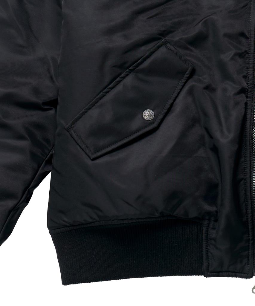 Idws Plane Shirring Ma-1 Black