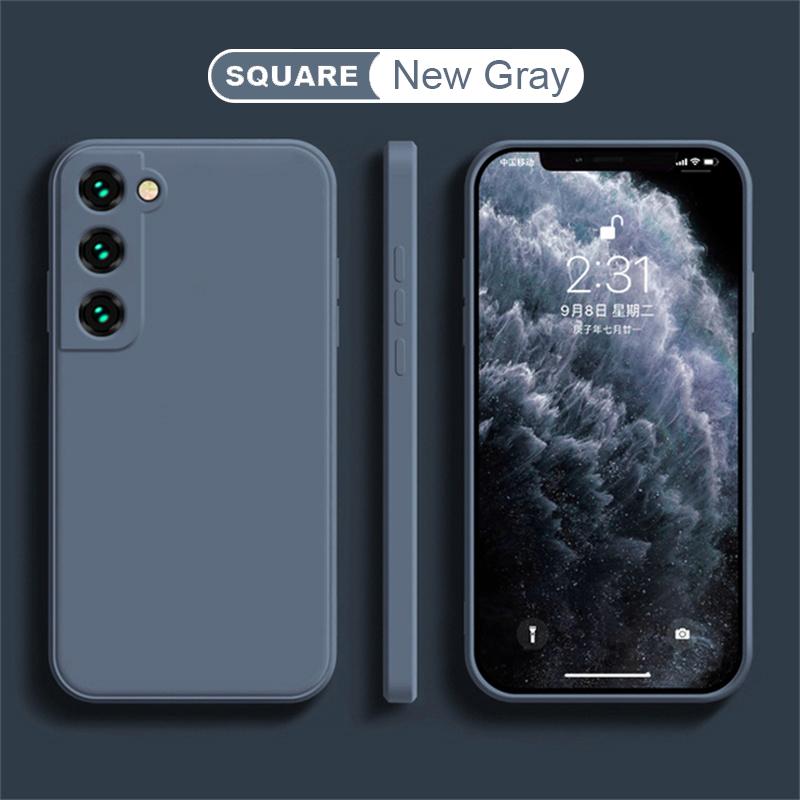 Para Samsung Galaxy S24 Plus S23 Ultra S22 S20 FE A51 52 Capa Macia À Prova de Choque Galaxy S24 S23 S22 S21 Capa de Celular de Silicone Líquido