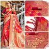 Royal Soft Lichi Silk Saree – Rich Pallu Jacquard with Stylish Zahlar