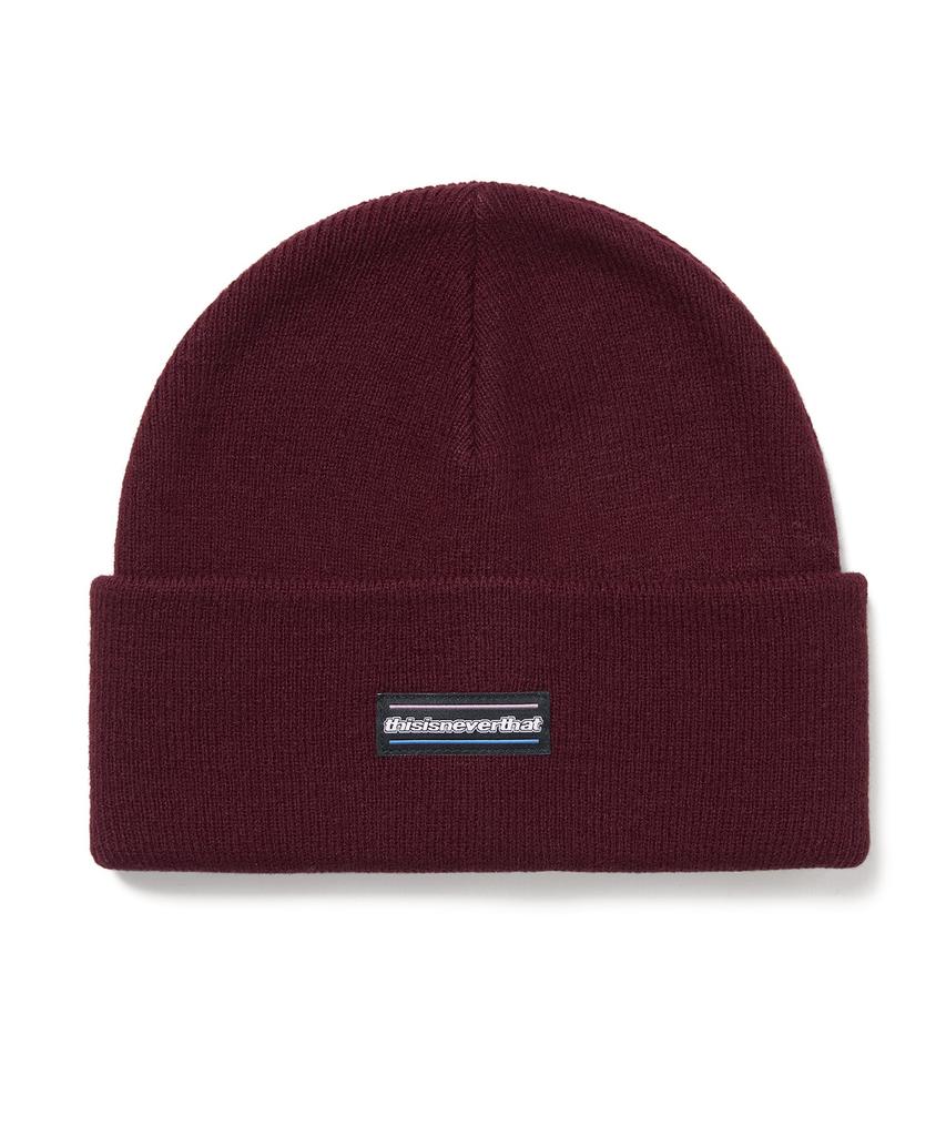THISISNEVERTHAT Esp-Logo Beanie Burgundy