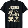 Teacher American Sign Language Christian Jesus Loves You T-Shirt