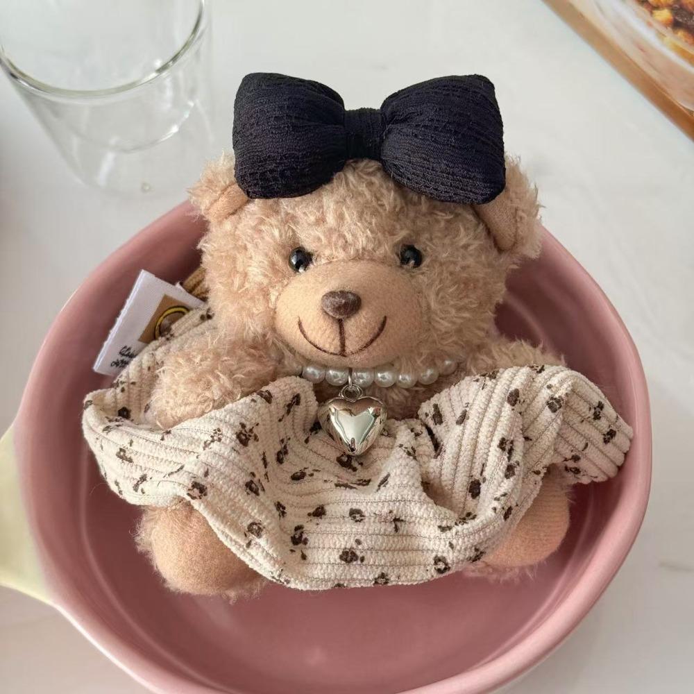 

Soft Plush Bear Hanging Ornament PP Cotton Bear Plush Pendant Birthday Kids Gift Style B