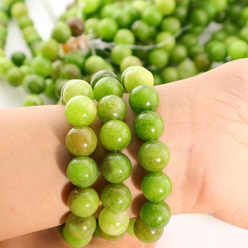 Natural Stone Crystal Beads: Round Beads for Jewelry - Colored Necklaces, Bracelets, Pendants DIY Accessories