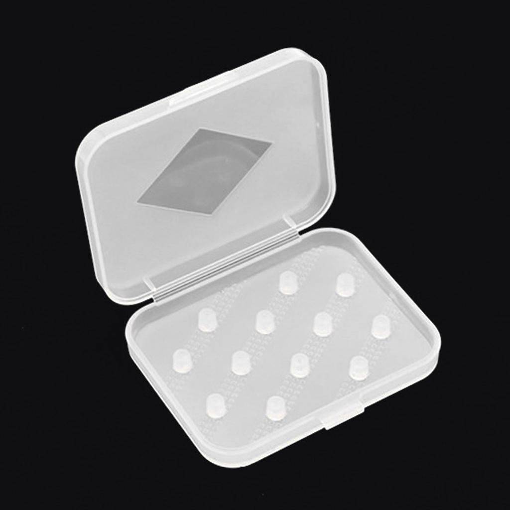 Eartips Storage Case Transparent Earbud Case Durable Storage Box For 6pair Eartips Protections Compact and Portable