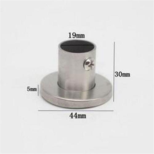 

DRELD 2pcs Stainless Steel Wardrobe Closet Rod Flange Bracket Hanger Clothes Rod Seat Hanger Pipe Tube Holder 19/22/25/32mm