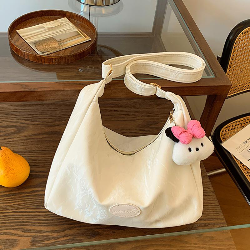 Large-Capacity Bag Women'S High-Value Niche Summer Versatile Shoulder Messenger Bag Women'S Dumpling Bag