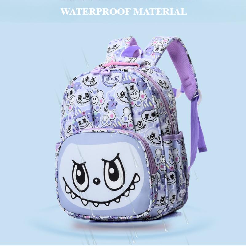 Modă Labobo Rucsac Școlar Drăguț Desen Animat Mat cu Bule Ușor Rucsac pentru Copii Imprimeu la Mod Grădiniță Copil 3-6 Ani Genți de Umăr Duble