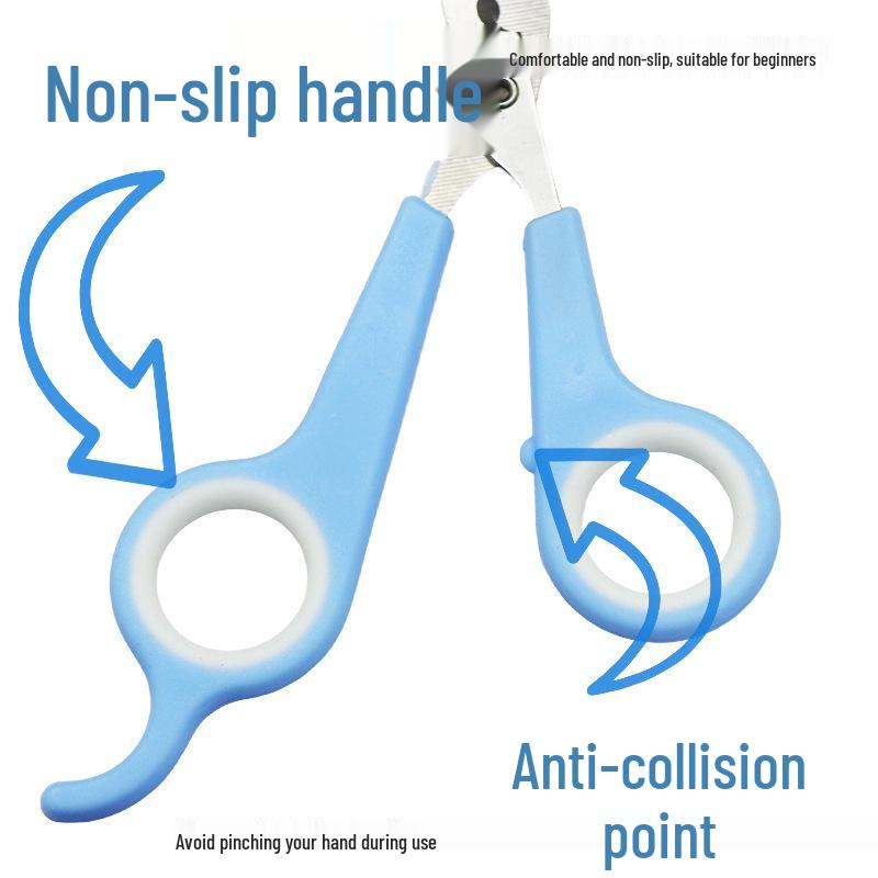 Curved Pet Nail Clippers and Scissors for Cats and Dogs