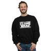 STAR WARS Mens Clone Wars Logo Sweatshirt