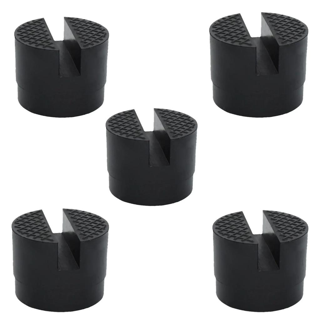 Universal Car Lift Jack Stand Rubber Pads Frame Protector Accesscries Repair Slotted Car Jack Adapter Pads Rubber Floor Car T7B7