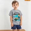 Summer New Arrival Boys' T-Shirt Children's T-Shirt Fashionable Dinosaur Print Knitted Cotton Boys' Undershirt