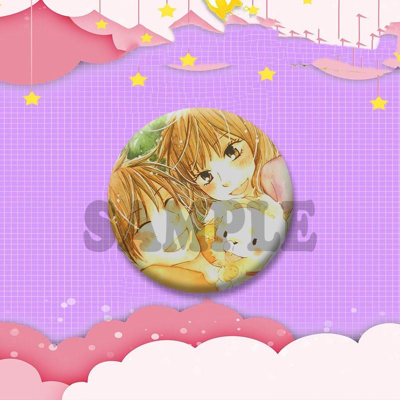 Cute Love Anime From Me To You Button Pins Sawako Kuronuma Shota Kazehaya Cartoon Badges Cosplay Brooch for Bag Hat  Accessories