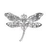 Women Vintage Corsage Brooch Pins Retro Big Dragonfly Animal Brooch Scarf Buckle
