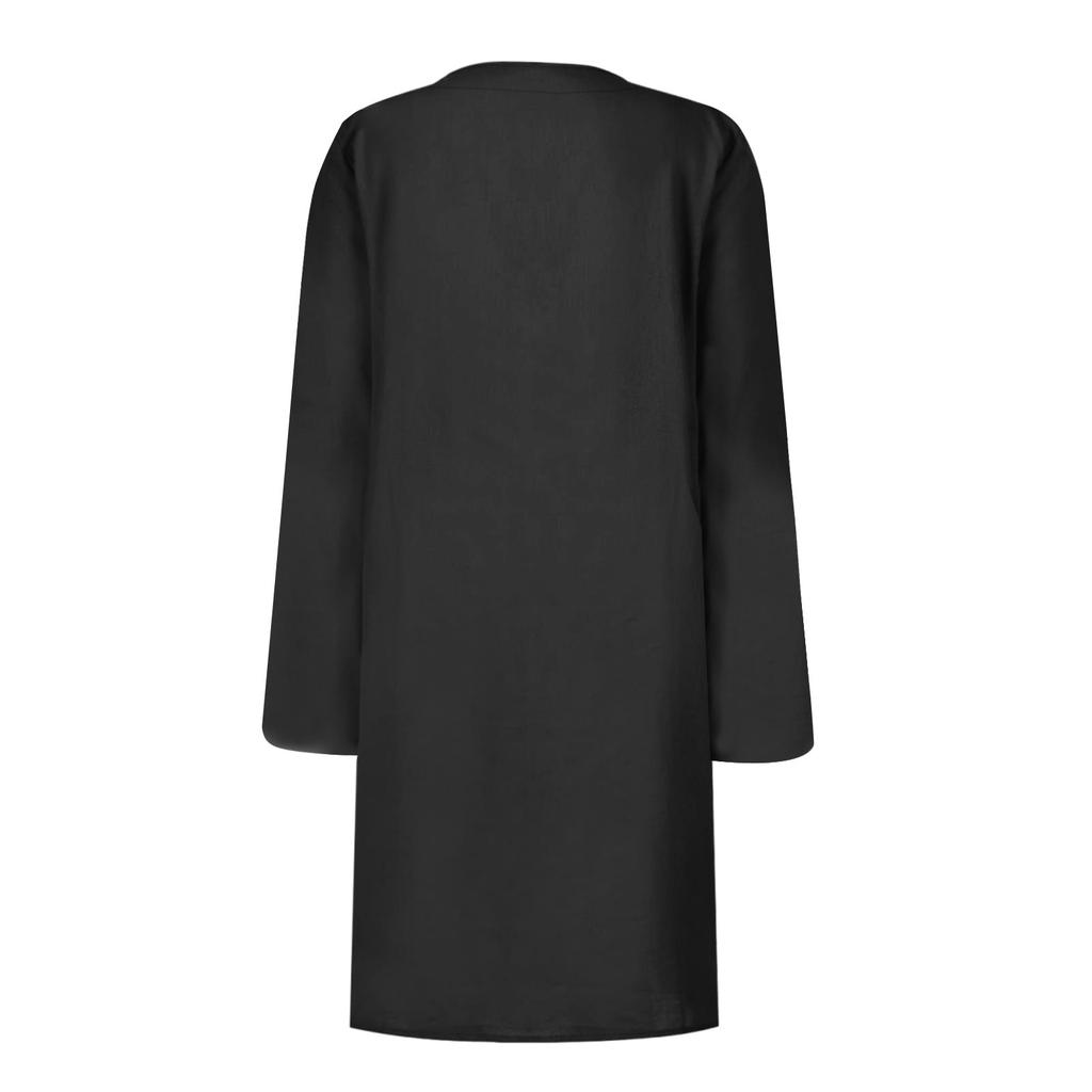 A Casual And Loose V-neck Elegant Dress For Women