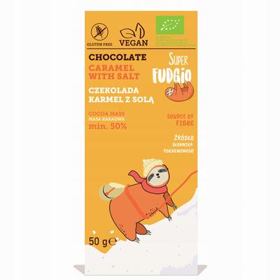 Super Fudgio Chocolate Gluten-free Caramel with Salt 50 G