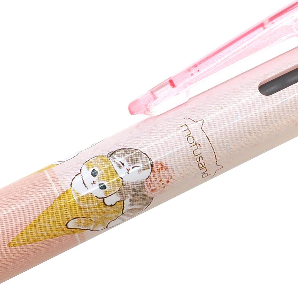 Sunstar Stationery mofusand Frixion Ball 3 Slim Ice S4653130 Multi-Color Pen,