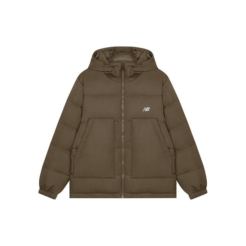 New Balance Casual Puffer Jacket Asia Sizing Brown Men s AMJ33328-DHE XL