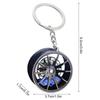 Wheel Hub Metal Keychain, Wheel Hub Keychain, Auto Parts Car Keychain, Creative Auto Parts