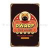 Dwarf The Mines Merchant Lagelantee Metal Sign Cinema Pub Plates Custom Garage Decoration Living Room Tin Sign Poster