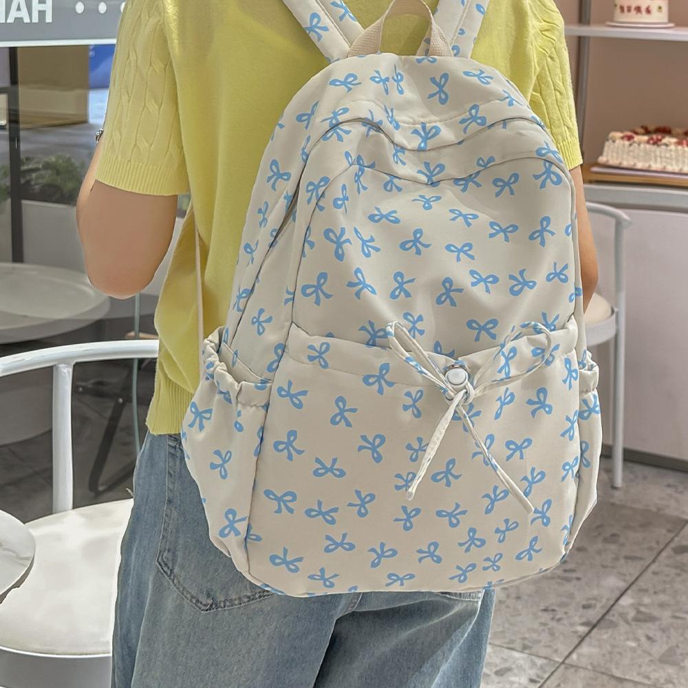 Bow Shaped Backpack, New Spring and Summer Backpack, Fashionable, Casual, Versatile for Commuting, Sports, Travel Backpack