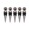 5Pcs Conical Wine Stoppers Reusable Wine Storage Twist Cap Plug Durable Champagne Stopper  Party