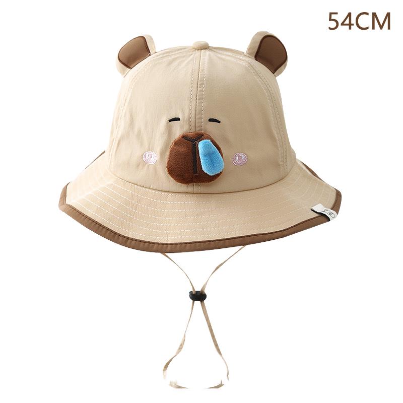 Cartoon Capybara Fisherman Hat Cute Sun Protection Bucket Hat For Men Women Summer Outdoor Casual  Sunscreen Hat Gifts