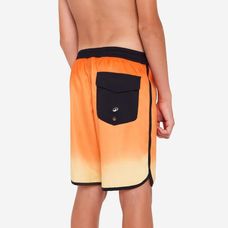 DECATHLON Kids' Quick-Dry Beach Swim Shorts