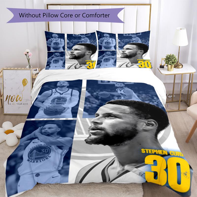 Steph Curry Star Game Out Bed Linen Set Perfect For Bedrooms Lightweight Perfect Gift For Friends Family
