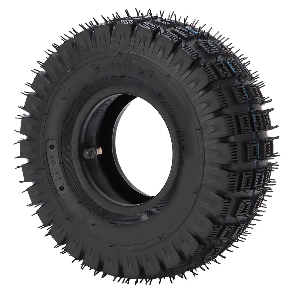 Scooter Tire Tube 3.00‑4 Outer Tire Inner Tube Set with Bent Valve for Electric Scooter Replacment