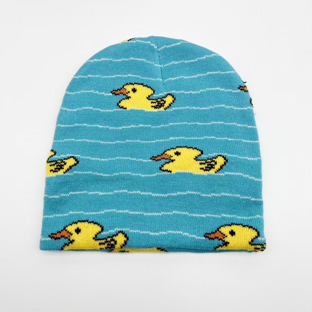 Halloween Series Jacquard Knitted Hat European and American Fashion Skull Portrait Beanie Pullover