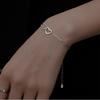 Double Layer Heart Bracelet Niche Simple Minimalist Jewelry Fashion Accessories for Women