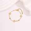 European and American Light Luxury Niche Bracelets for Women Do Not Fade Retro Pandora High-value Diamond-encrusted Cuban Bracelets