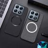 For Xiaomi 14T Pro Magnetic Case Drop-Proof TPU+Cloth Back Phone Cover