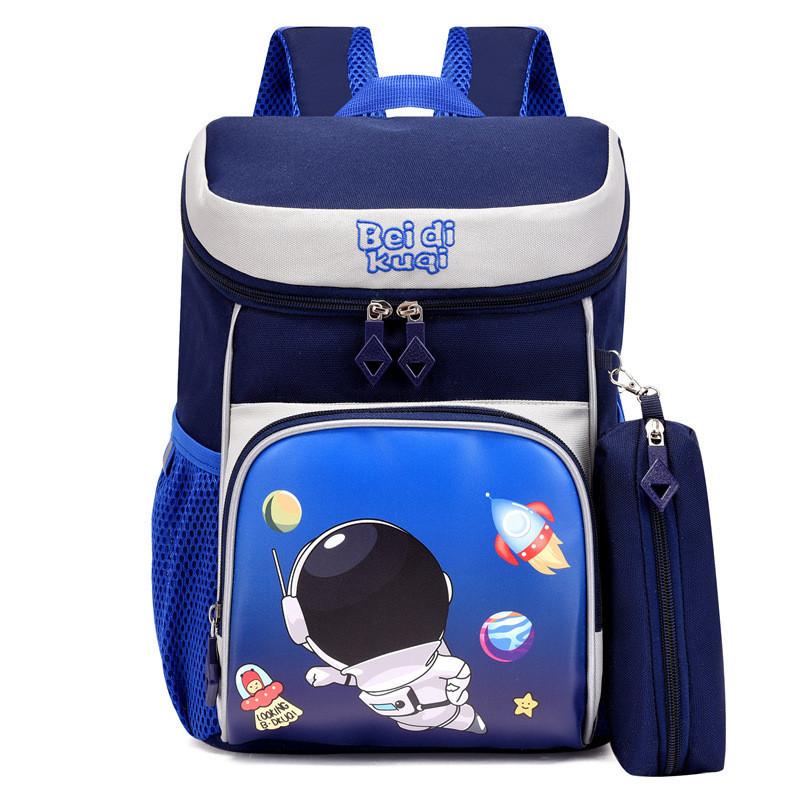 Adorable Nylon Canvas Cartoon Kids Backpack For Boys And Girls School Bag In Fun Colors