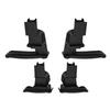 Sunroof Slider Guide Lock Hook Bracket Set 4pcs For Smart W451 2007-2014 Models OE A4517820028 A4517760016