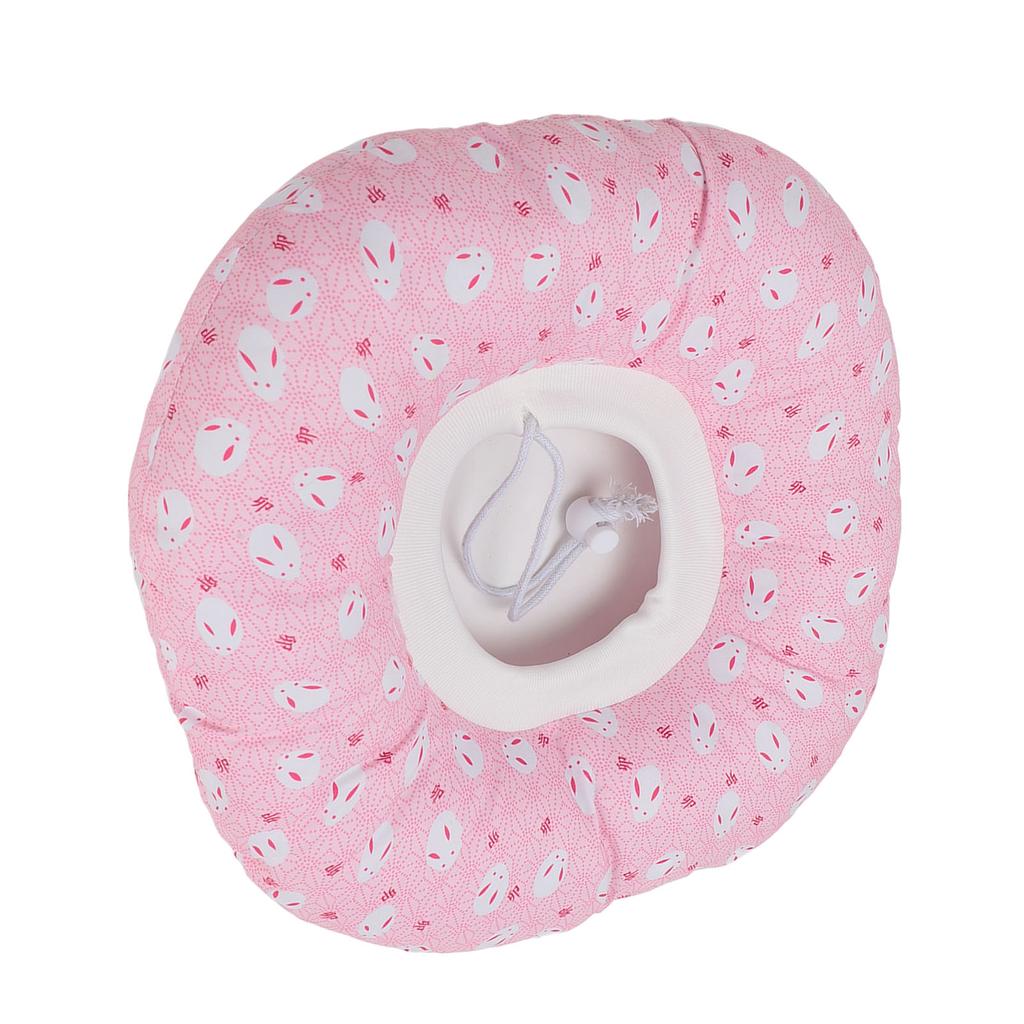 Ear Guard Pillow with Hole Soft Cotton Pain Pressure Reduction Sleeping Cushion Pillow for Side Sleepers Pink