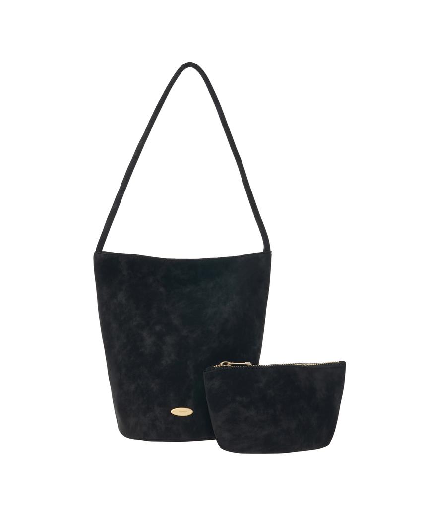 Tooamo Love Shoulder Bag Black Nubuck [Pouch Set]