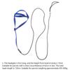 1Pcs Adjustable Parrot Training Harness Anti-Bite Flying Traction Rope Sturdy Strap for Outdoor Walking Flight