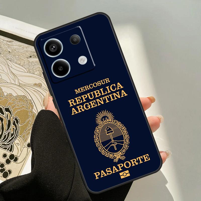 Argentina Flag Case For Xiaomi Redmi Note 14 12 11 9 10 13 Pro 9S 10S 11S 12S Redmi 14C 10C 12C 13C Cover