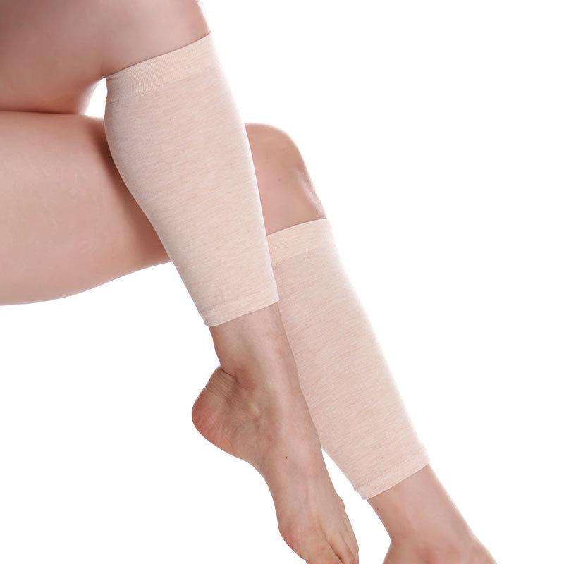 Unisex Cotton Style Breathable Leg Warmers: Thin, Elastic, All-Season Calf Protection for Sports