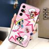 The P-Powerpuff Girls Phone Case For Samsung Galaxy S24 S23 S22 S21 S20 FE S25 LITE PLUS ULTRA 5G Silicone Case Funda Shell