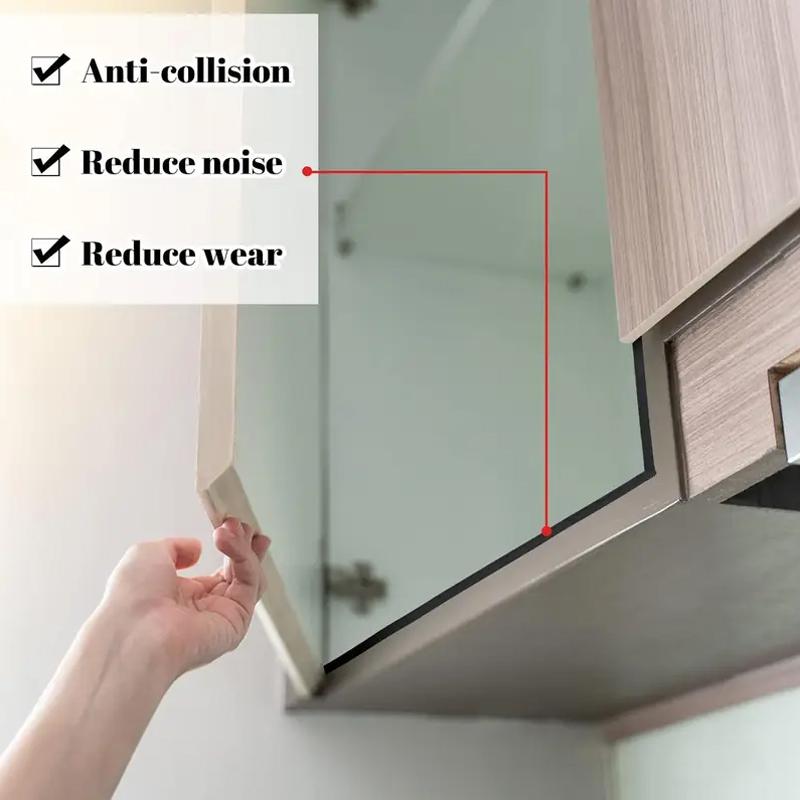 Black Rubber Strip Gaskets Round Sealing Strip Wear-Resistant Bar For Cabinet Door Seal Grease Separator 3/5/6/8/10/12/15/18mm