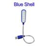 LED Mini Book Light Portable USB Reading Light Table Lamp Flexible 6leds USB Lamp for Power Bank Laptop Notebook PC Computer