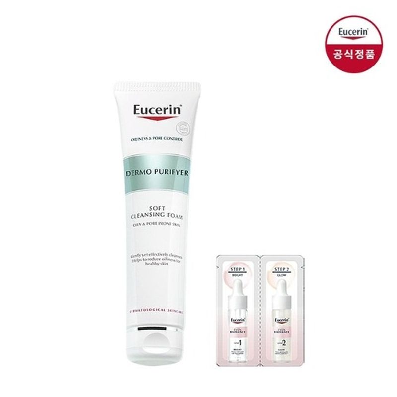 Eucerin Dermopurifier Soft Cleansing Foam Duo Ampoule Sachet (1 sheet)
