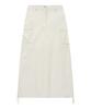 Syupeodeulai Women'S Nylon Pocket Skirt Off-White Sdflkcq42Owh