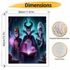 Disney Villains Oil Painting Kit Home Bedroom Wall Decor Handmade Gift Art Craft DIY Paint By Numbers For Adults Queen Maleficent Ursula