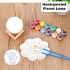 Kit Pictură Lampă Lună pentru Copii 4-12 DIY Lampă de Noapte Set Artizanal cu 2 Vopsele Pensule Articole de Artă Cadou Creativ pentru Petrecere de Ziua de Naștere