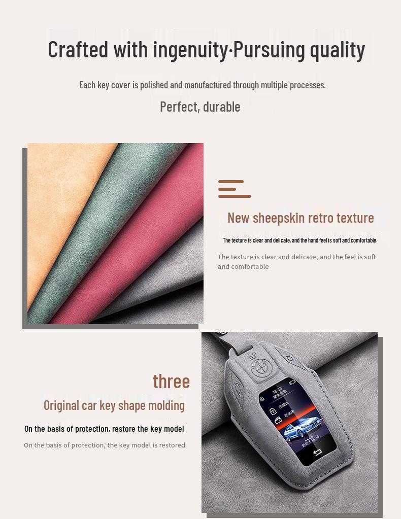 BMW LCD kryt na klíč pro řady 5, 6, 7; X5, X7; 730li, 740; 535le; GT Plášť a přezka